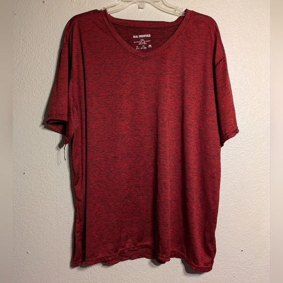 Real essential Men's Red T-Shirt size 2 xl - Picture 2 of 5